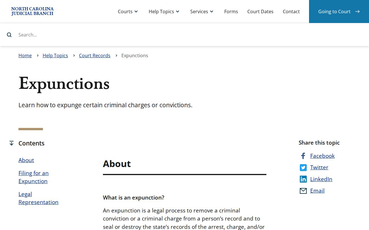 Kelford court docket expunction and restricted record limits